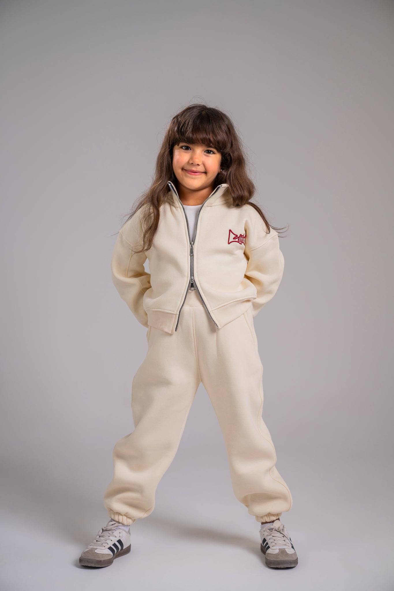 Loofy Double-Zipper - Beige