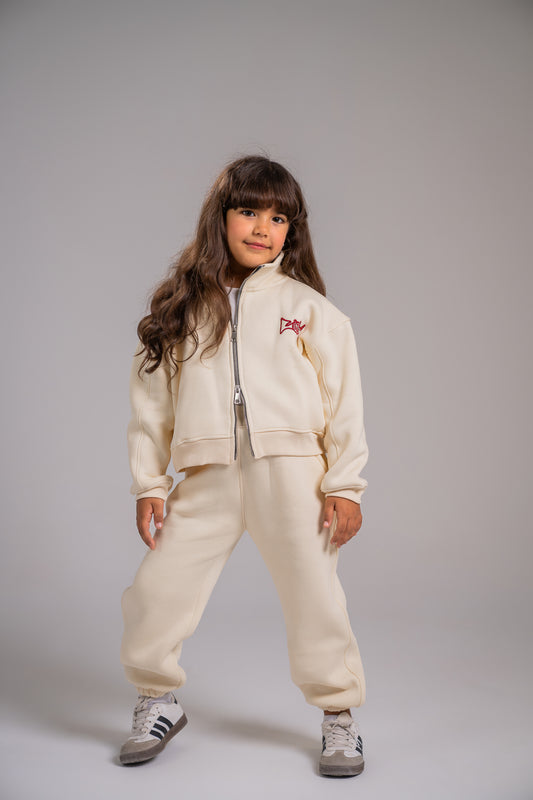 Loofy Double-Zipper - Beige