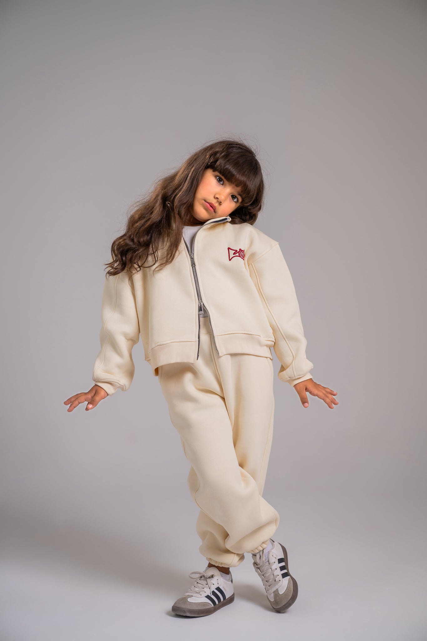 Loofy Double-Zipper - Beige