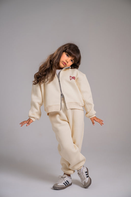 Loofy Double-Zipper - Beige