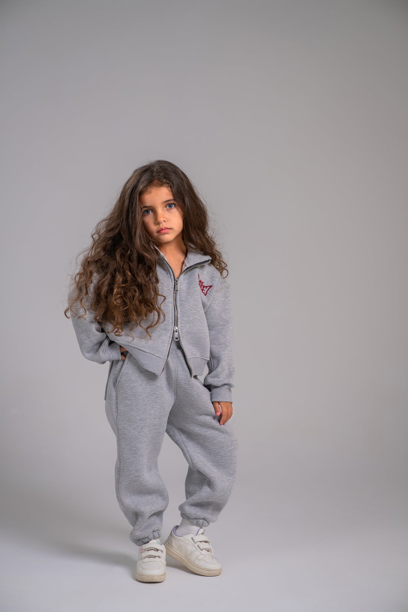 Loofy Double-Zipper - Grey