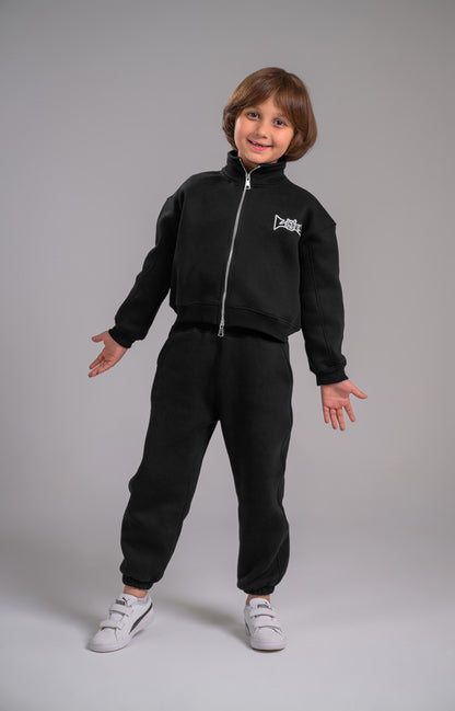 Loofy Double-Zipper - Black