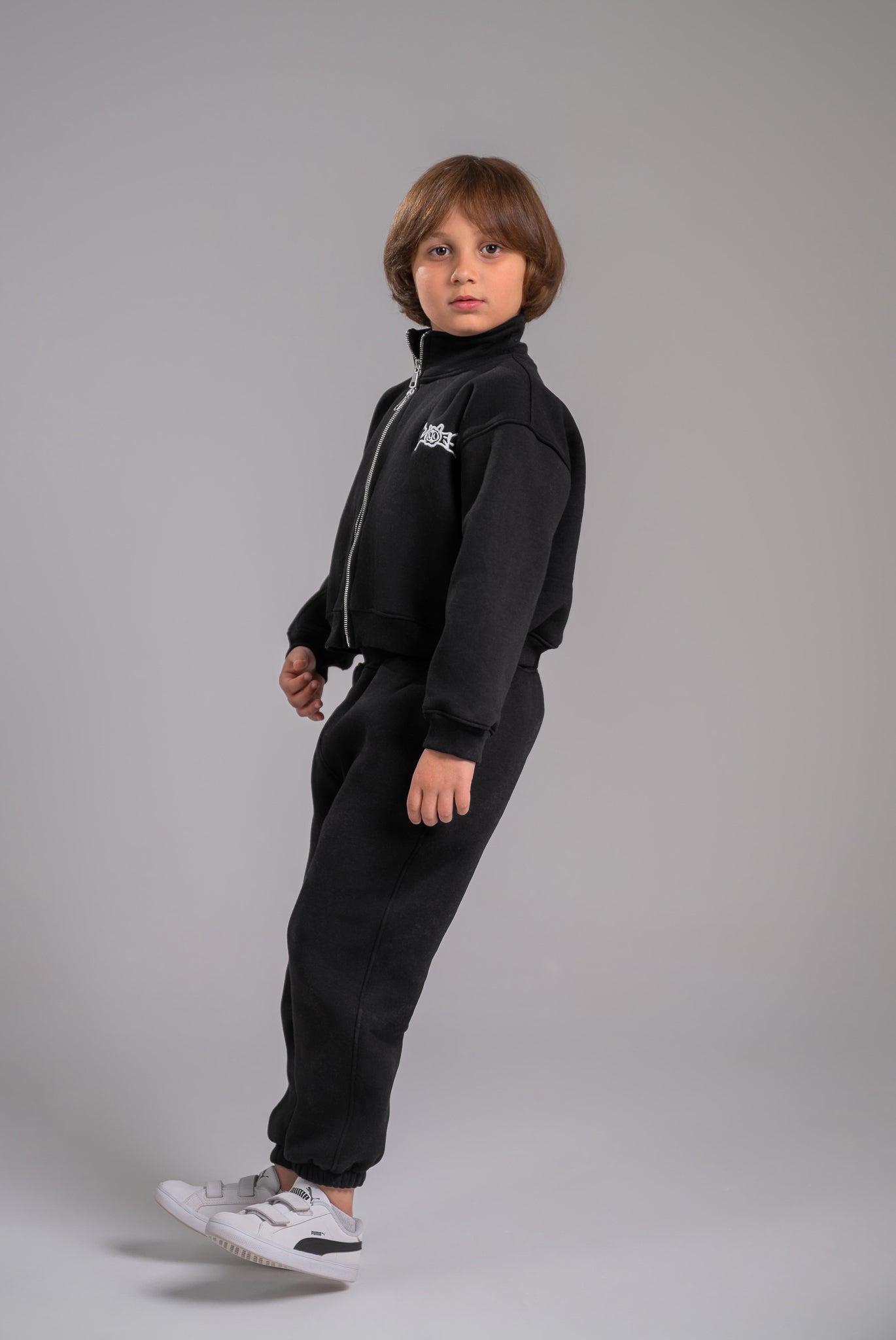 Loofy Double-Zipper - Black