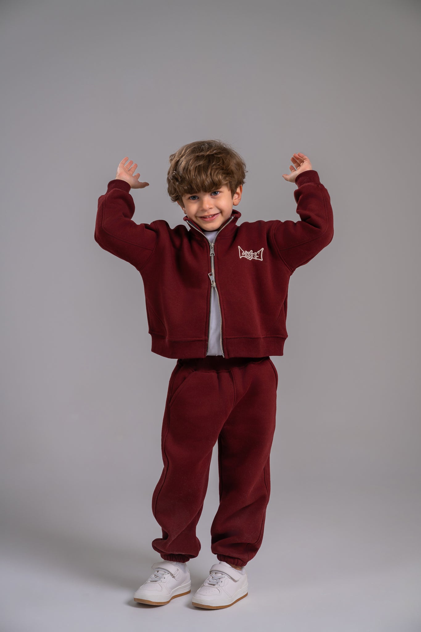 Loofy Double-Zipper - Maroon